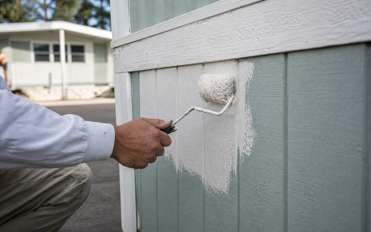 Mobile home painting contractor